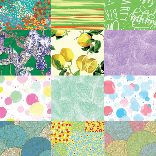 Carta regalo - raso - Primavera - 70 x 100 cm - Rex Sadoch - scatola 100 fogli